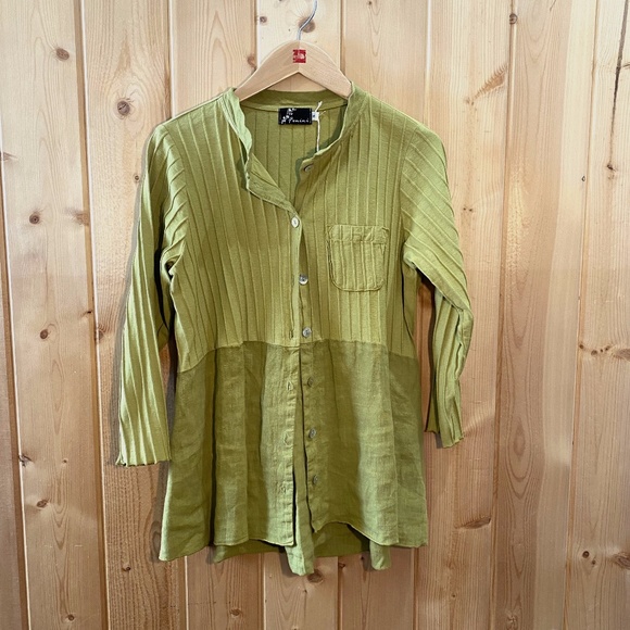 Fenini Lime Green Long Sleeve - Picture 1 of 3